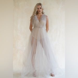 Light Blue Tulle Dress